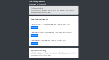 Downloading & saving your pattern files