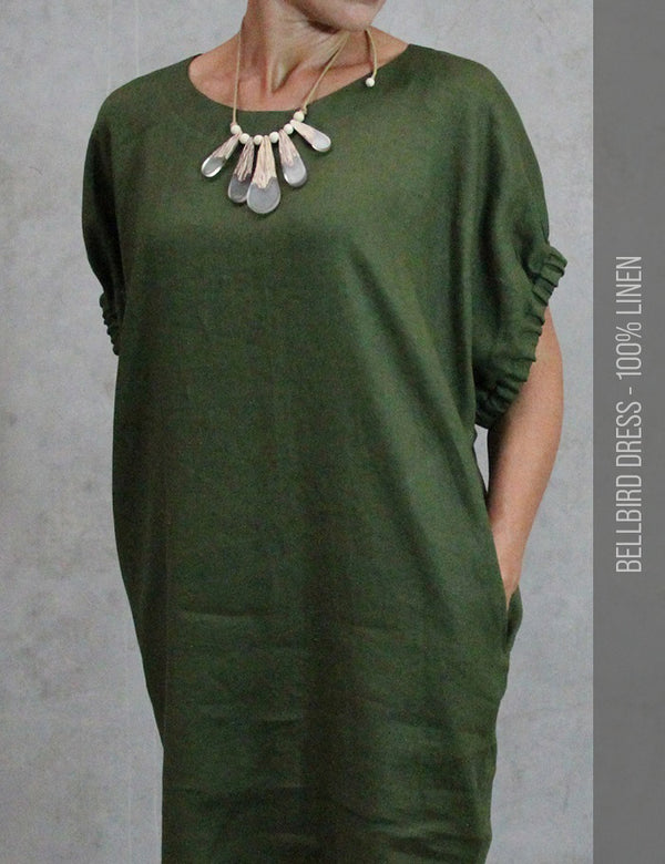 Bellbrid dress in linen