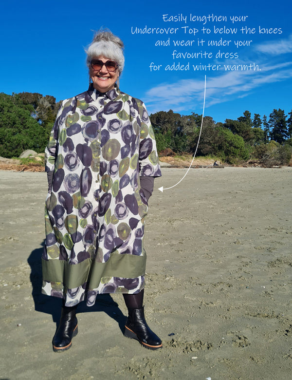Winter dress layers sewing pattern