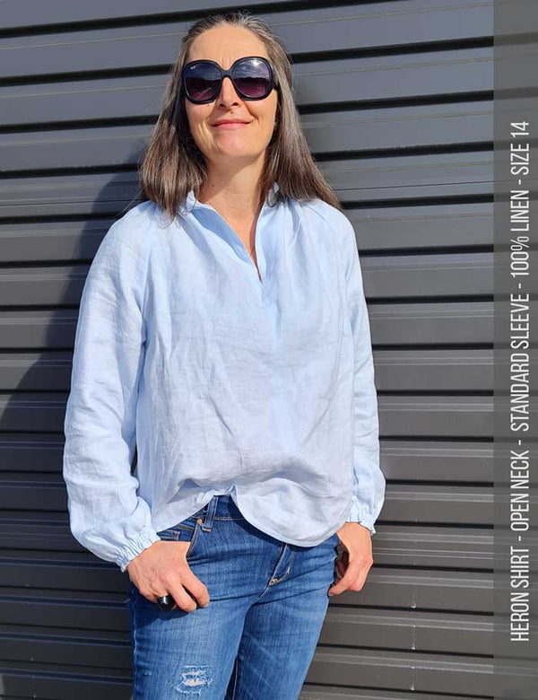 Linen shirt sewing pattern