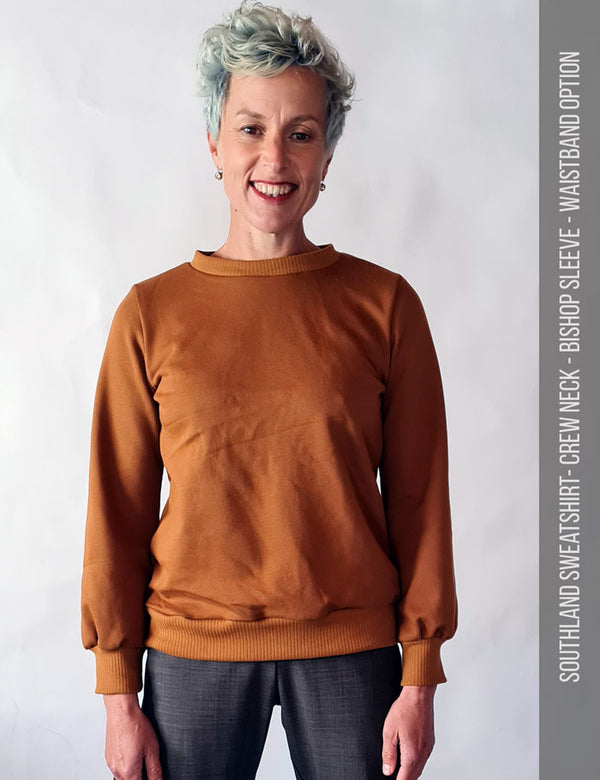 Womens sweatshirt sewing pattern modern