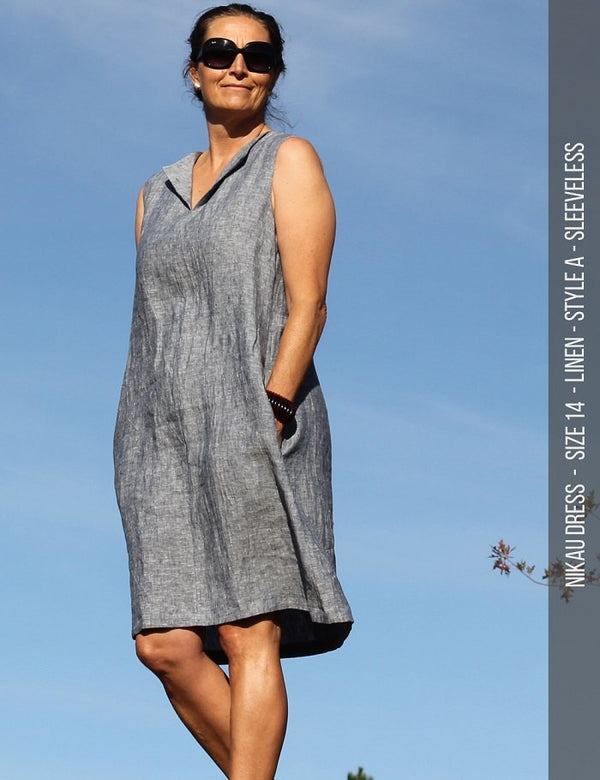 Nikau dress PDF sewing pattern - without belt