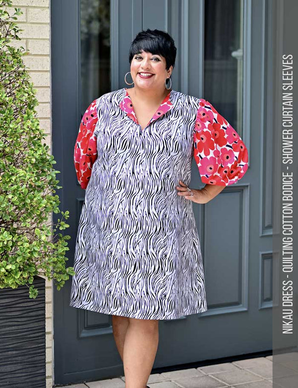 Nandita Nikau dress shower curtain