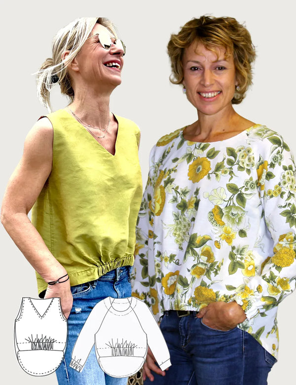 Pattern Bundle - Fantail tank and sweatshirt
