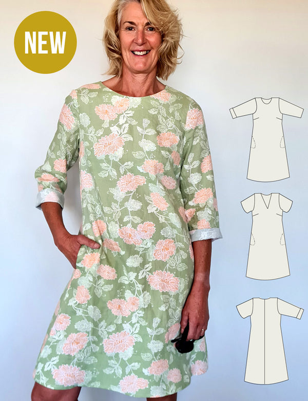 Pattern Changing Dress Shift Dress – The Sewing Revival