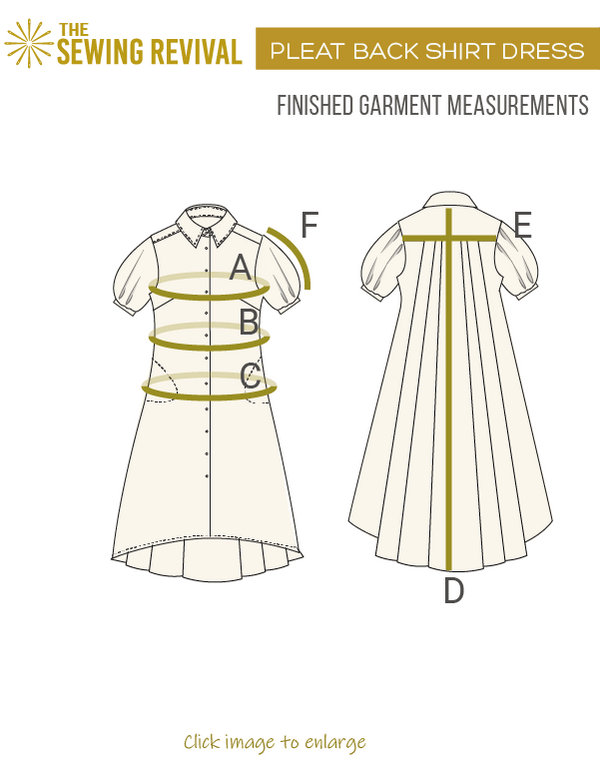 Pleat Back shirt dress The Sewing Revival Pleat Back shirt dress The Sewing Revival