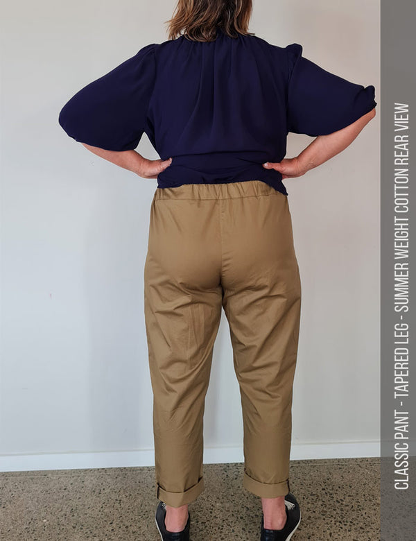 Classic pants - large sizes - rear view