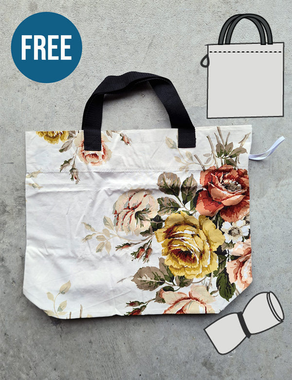 Free printable sewing pattern Tote bag
