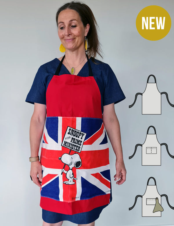 Free sewing pattern APRON
