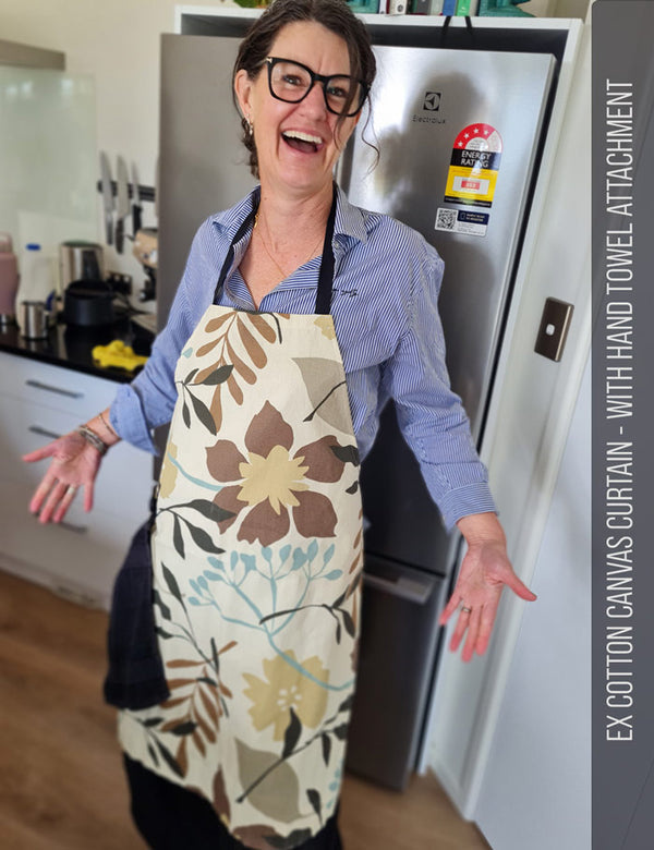 Free apron sewing pattern with hand towel