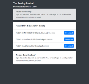 Downloading & saving your pattern files – The Sewing Revival