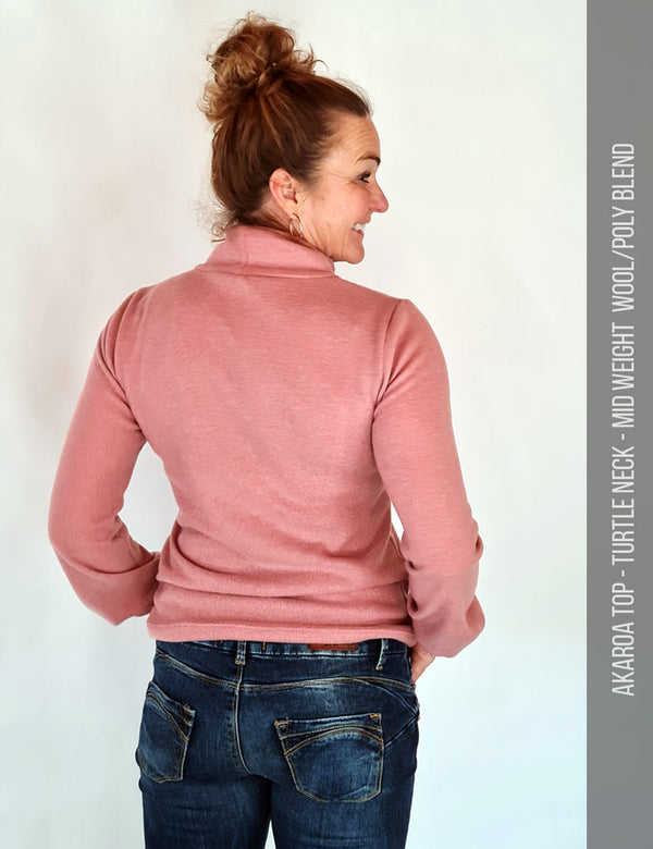 Womens turtle neck sweater sewing pattern