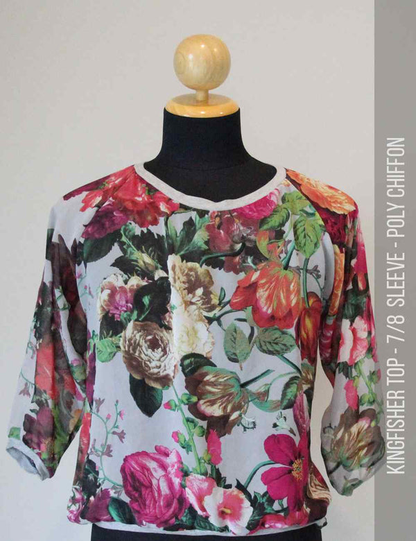 Raglan sleeve top sewing pattern