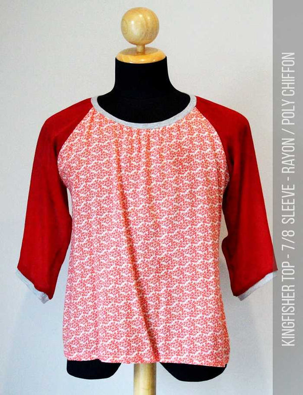 Womens raglan top sewing pattern