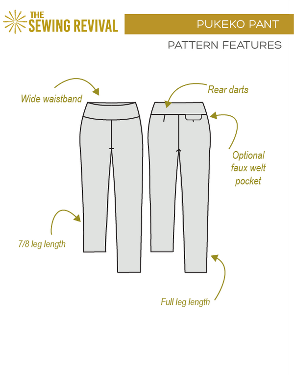 Beginner PDF Wide Leg Pants Sewing Pattern, Instant Download U.S Size 0,2,4, 6,8,10,12,14,16,18 A0,A4, U.S 