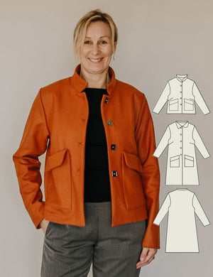 Easy sew modern coat