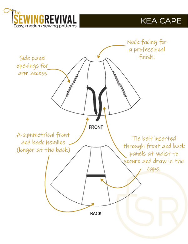 Kea capre pattern sketch