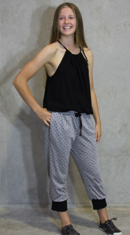 3/4 track pant sewing pattern