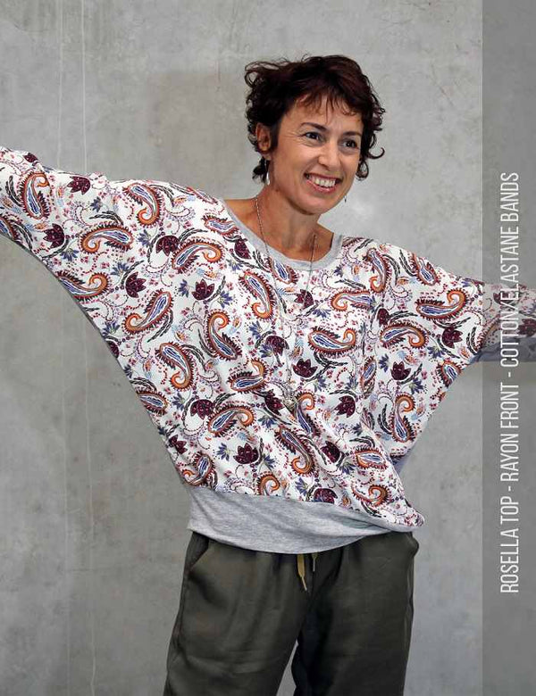 Womens Batwing top PDF sewing pattern