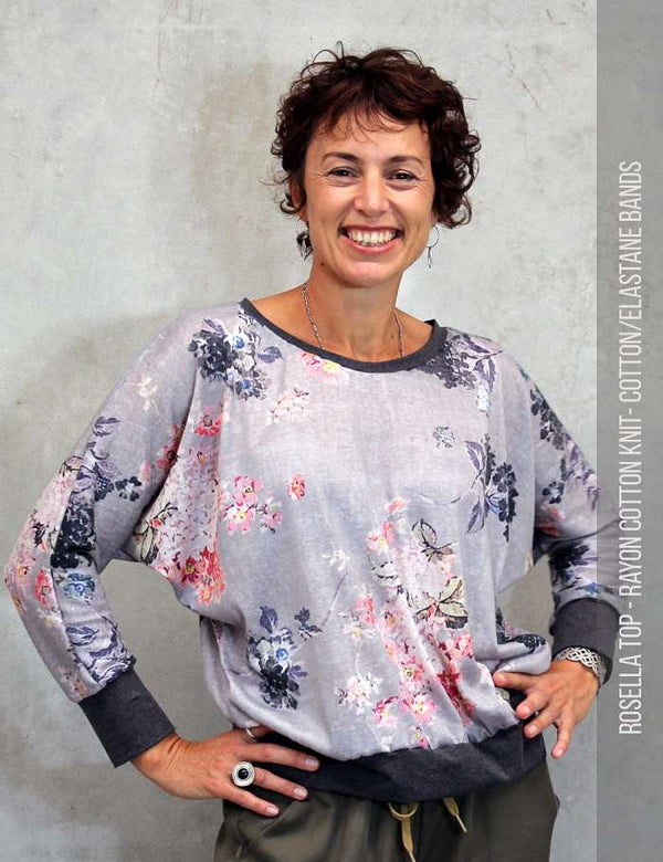 Rosella top PDF sewing pattern women