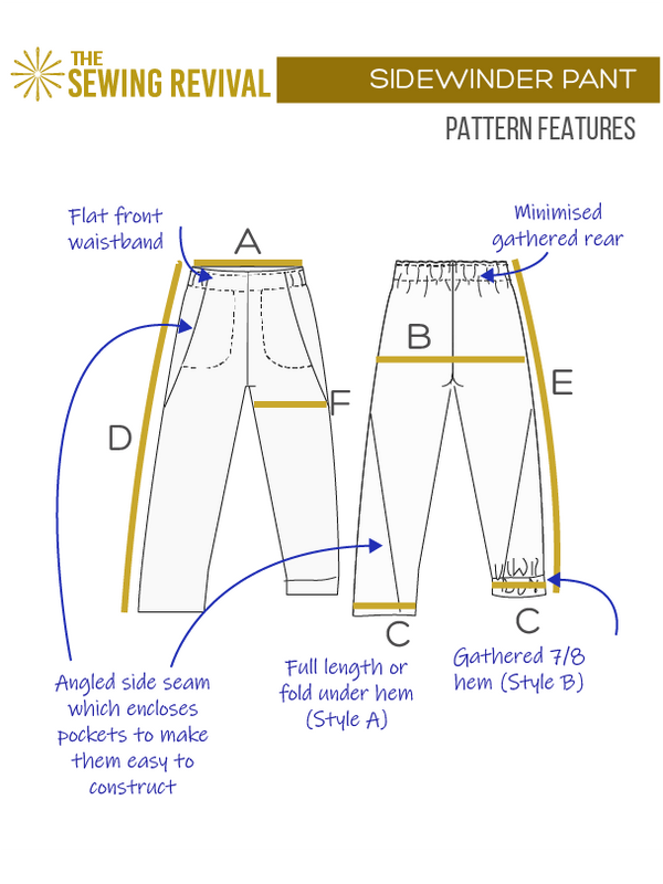 Sidewinder Pants PDF Sewing Pattern – The Sewing Revival