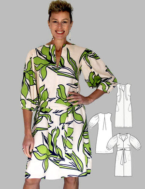 Nikau Dress pdf sewing pattern