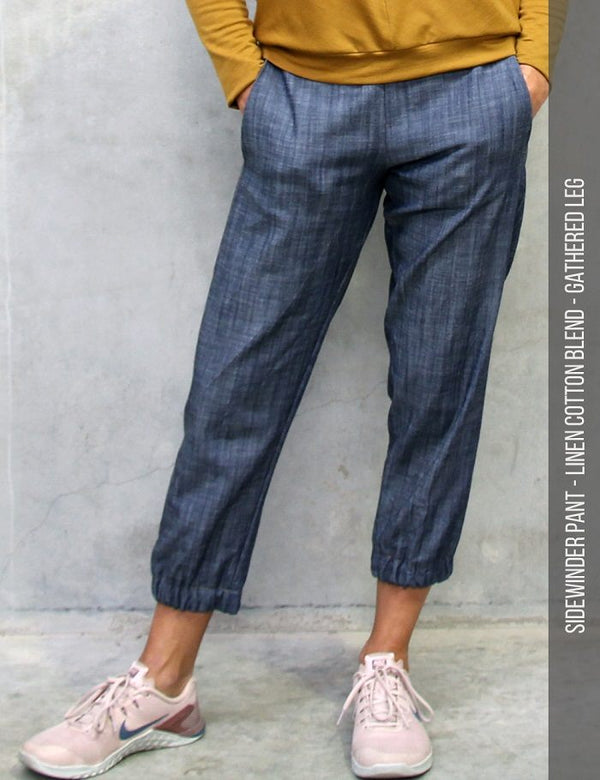 Sidewinder pant gathered leg