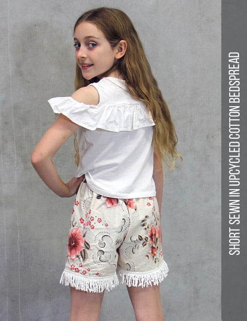 Sewing pattern for upcycled shorts